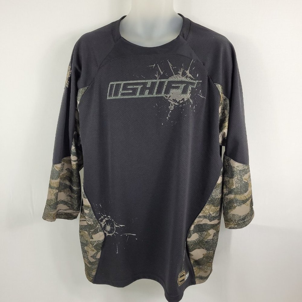 Shift Squadron Motocross Jersey Camo 3/4 Length Sleeve Mens size XL
